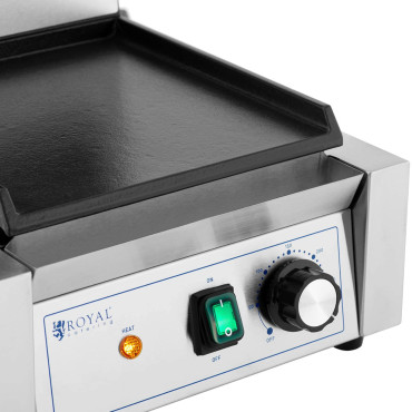BBQ Kontakta elektrisk slät tallrik och ryflerad 23 x 22 cm 1800 W