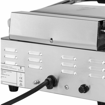 BBQ Kontakta elektrisk slät tallrik och ryflerad 23 x 22 cm 1800 W