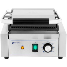 BBQ Kontakta elektrisk slät tallrik och ryflerad 23 x 22 cm 1800 W
