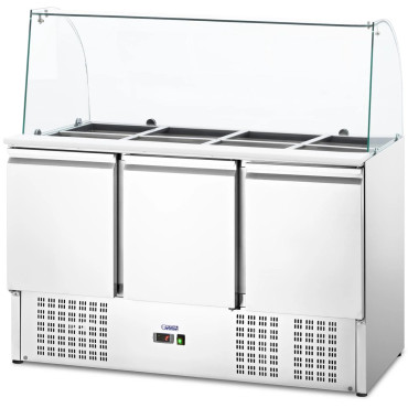 3-door salad refrigerant...