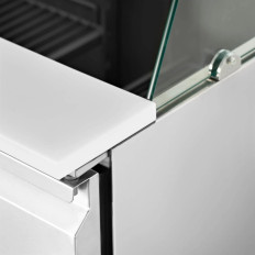 3-dörr sallad kylmedel bord med förstoringsglas 8x GN 368 l