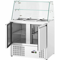 Salade 2-deurs koelmiddeltafel met 7x GN 240 L