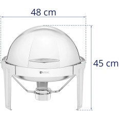 Namizni segrevalni krog za paste z roltom 5,8 l Pokrov