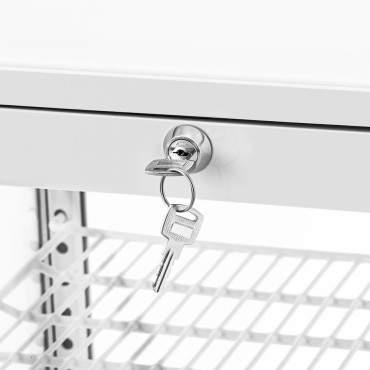 Site Web Disquiable vitré 4 Niveaux 78 L - Blanc