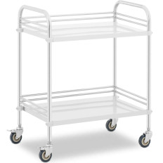 Laboratoriovaunu. Kosmetiikka. Steel 2 Hyllyt 73 x 44 x 86 cm 20 kg