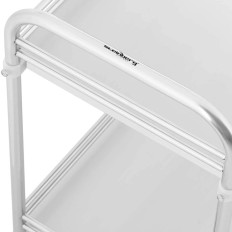 Laboratóriumi kocsi. Kozmetikai acél. Acél 2 polcok 73 x 44 x 86 cm 20 kg