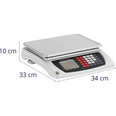 Tienda de comercio LCD 33.5 x 23 cm 7,5 kg / 0.6 g
