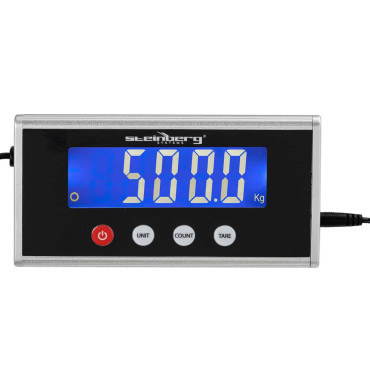 Plataforma de almacenamiento Peso 1000 x 500 mm LCD 500 kg / 100 g