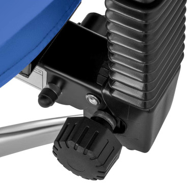 Cadeira cosmética com backrest rotativo Berlim ajustável - azul