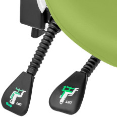 Kozmetični stol z rotacijskim naslonjalom nastavljivim Berlinom - Green