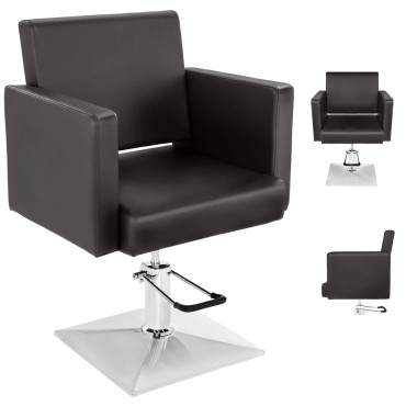 Barbers frisör. Kosmetisk med en fotpall Physa Bedford - Brown