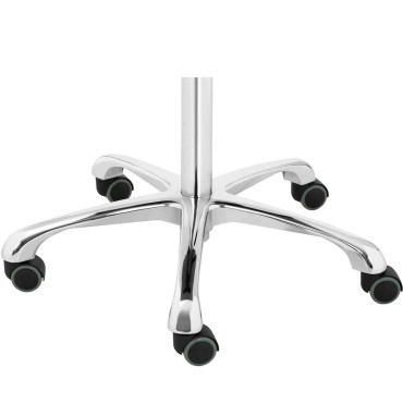 Silla cosmética con respaldo ajustable Davos - Madera blanca