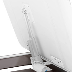 Table de lit cosmétique cosmétique pour massage 200 kg monza - blanc