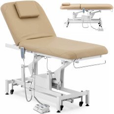 Seng Kosmetisk bord for elektrisk massasje 2 Motorer 150 kg Lyon - Dark Beige