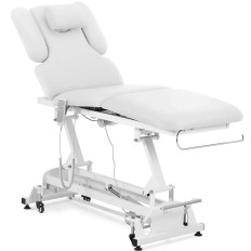 Seng kosmetisk bord til massage elektriske 3 motorer 250 kg nantes - hvid
