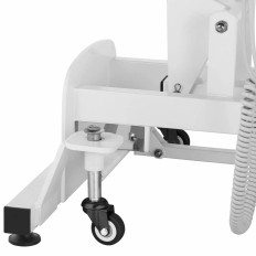 Bed Cosmetische tafel voor Massage Elektrische 3 Motoren 250 kg Nantes - Wit