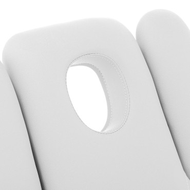 Mesa cosmética para massagem elétrica 3 motores 250 kg Nantes - branco