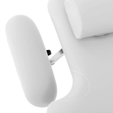 Mesa cosmética para massagem elétrica 3 motores 250 kg Nantes - branco