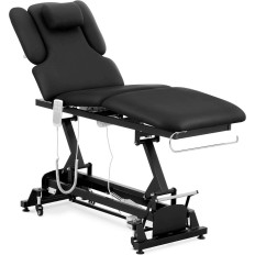 Bed Cosmetische tafel voor massage elektrische 3 motoren 250 kg Nantes - zwart