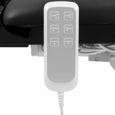 Posteľná kozmetická tabuľka pre masážne elektrické 3 motory 250 kg Nantes - čierna