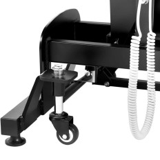 Bed Cosmetische tafel voor massage elektrische 3 motoren 250 kg Nantes - zwart