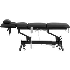 Gultas kosmētikas tabula masāžai Electric 3 Dzinēji 250 kg Nantes - melns