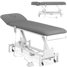 Bed Cosmetische tafel voor elektrische massage 1 Motor 200 kg Lille - Grijs