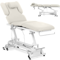 Seng kosmetisk bord for elektrisk massasje 3 Motorer 250 kg nantes - beige