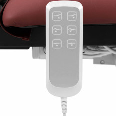 Gultas kosmētikas tabula masāžai Electric 3 Motors 250 kg Nantes - Burgundija
