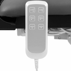 Posteľná kozmetická tabuľka pre masážne elektrické 3 motory 250 kg Nantes - Gray
