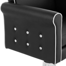 Parrucchiere del barbiere. Cosmetico con un poggiapiedi Physa Tring - Nero