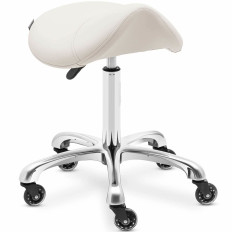 Stool Stools Kozmetické kozmetické sedlo na York kolesá do 150 kg béžovej