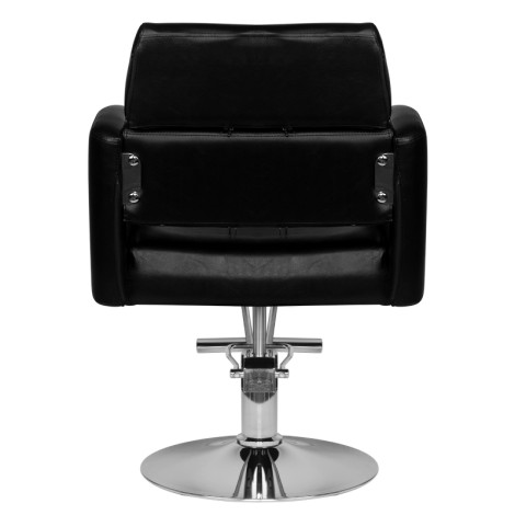 Hair System HS02 Barber stolac crni — pogled straga