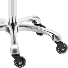 Silla Taburete Cosmetic Hoker con rollos de regreso a 150 kg Wells Beige