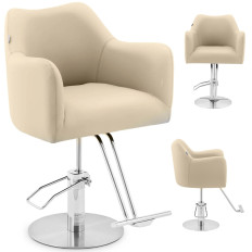 Barber's hairdresser. Cosmetic with a footstool Physa Tilbury - beige