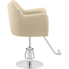 Barber's hairdresser. Cosmetic with a footstool Physa Tilbury - beige