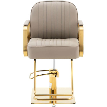 Barber's hairdresser. Cosmetic with a footstool Physa Staunton - Gray with gold