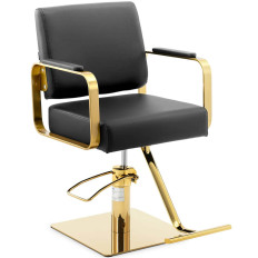 Barber's hairdresser. Cosmetic with a footstool Physa OTLEY - black with gold