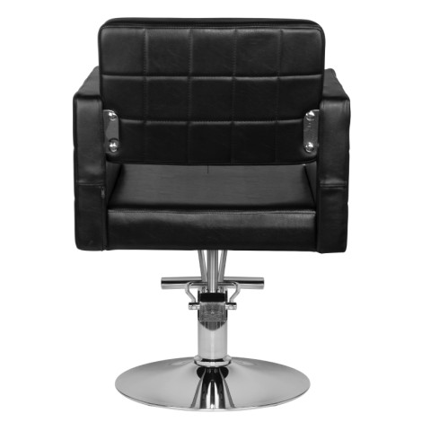 Hair System HS33 frisörstol svart — baksida