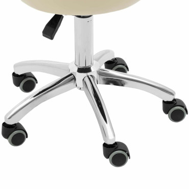 Kosmeetiline tool pöörlemisega Rattadel 46-60 cm ASCONA - Dark Beige