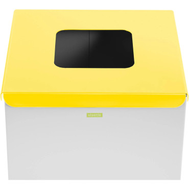 Δοχείο δοχείου για τη διαλογή απορριμμάτων απορριμμάτων 60 l - μεταλλικό πλαστικό