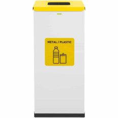 Bin Container för sortering av avfallsavfall 60 l - metallplast
