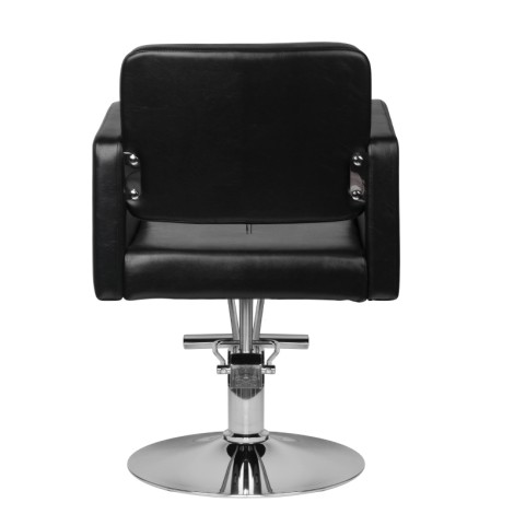 Hair System frisørstol HS92 sort — bagfra