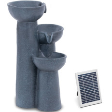 Solar Garden Cascade szökőkút LED-es világítással 3 tál 3 W