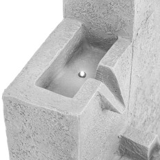 Solar Garden Cascade Fountain met LED-verlichting 4 Kolommen 3 W