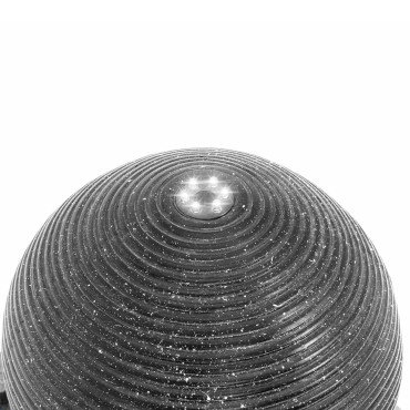 Solar Garden Cascade Fountain med belysning LED Ball på kolumn 3 W