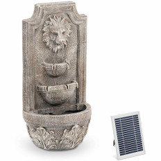 Solar Garden Fountain LED-valgustusega 3 taset lõvipea 3 w