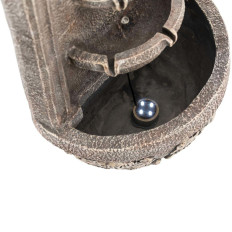 Solar Garden Fountain med LED Belysning 3 Niveauer Lion Head 3 W