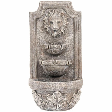 Solárna záhradná fontána s LED osvetlením 3 úrovne Lion Head 3 W
