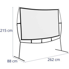 Screen talne talne obloge 100 '' 221.4 x 124,5 cm 16: 9